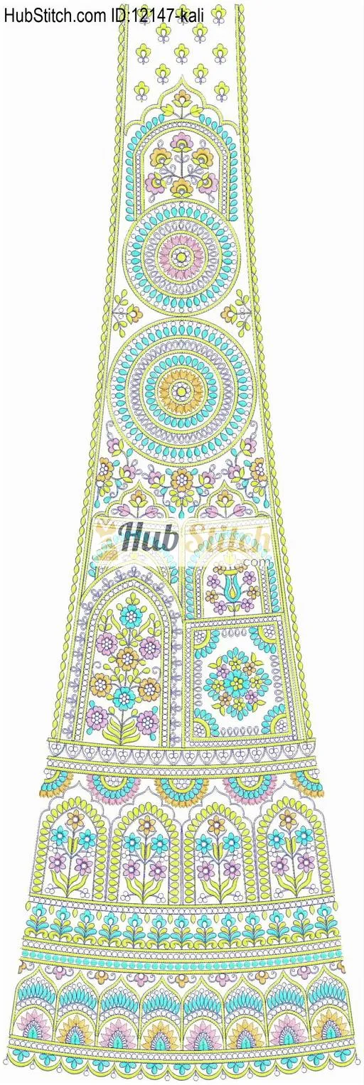 Lahenga Embroidery Design