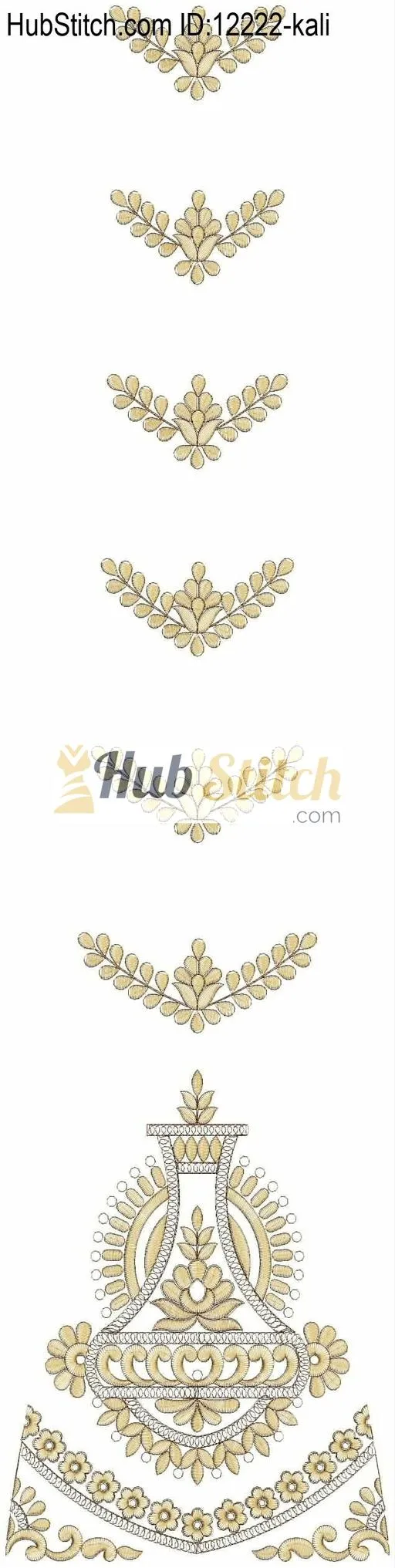 Lahenga Embroidery Design