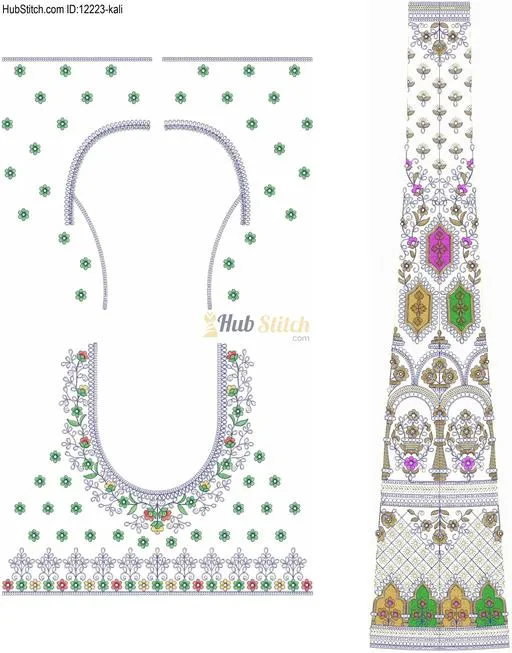 Lahenga Embroidery Design