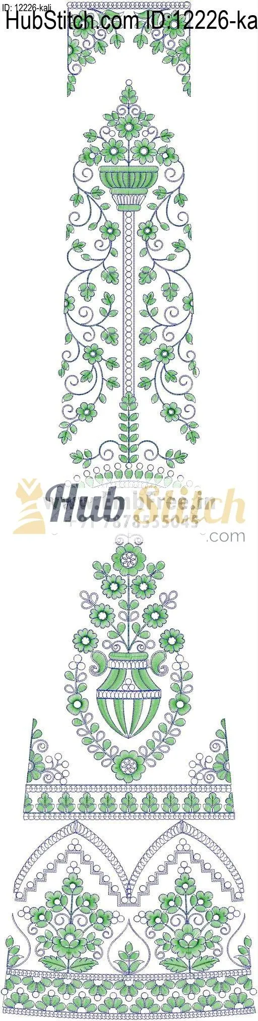 Lahenga Embroidery Design