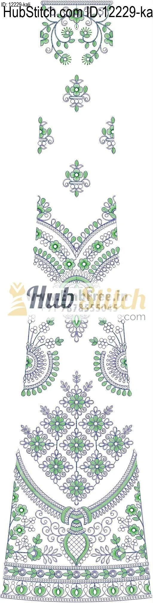 Lahenga Embroidery Design