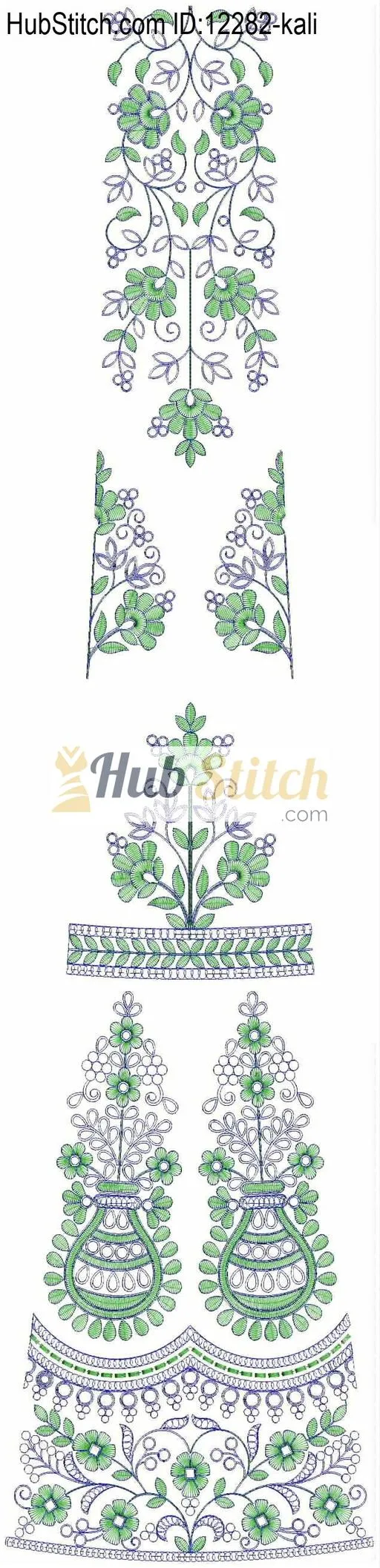 Lahenga Embroidery Design