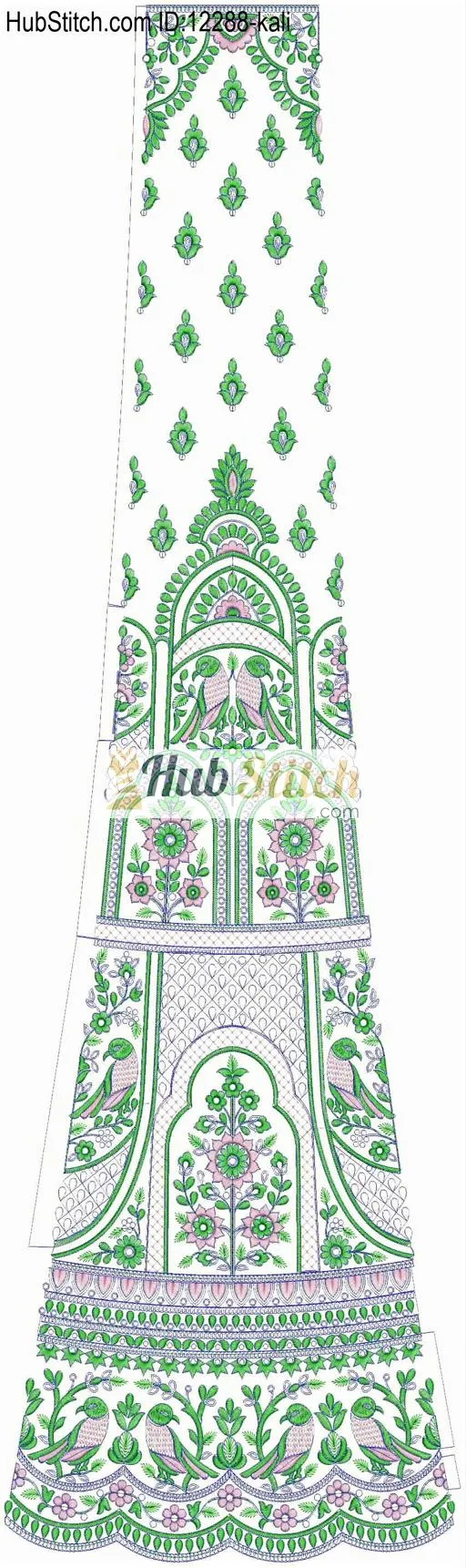 Lahenga Embroidery Design