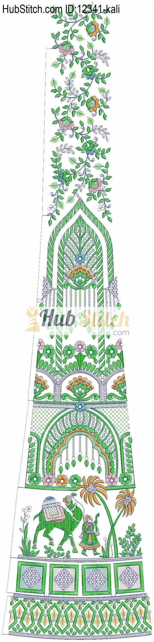 Lahenga Embroidery Design
