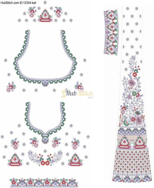 Lahenga Embroidery Design