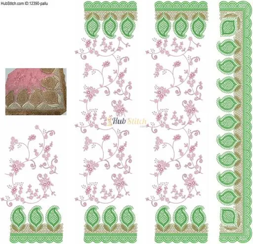 Saree Embroidery Design