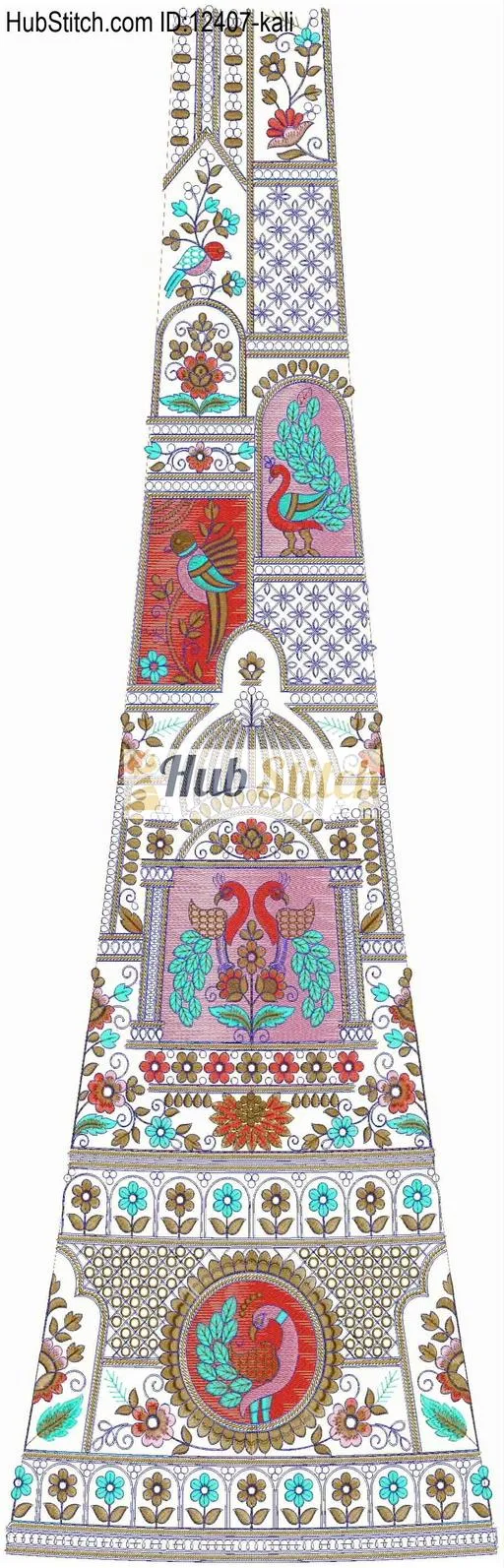 Lahenga Embroidery Design