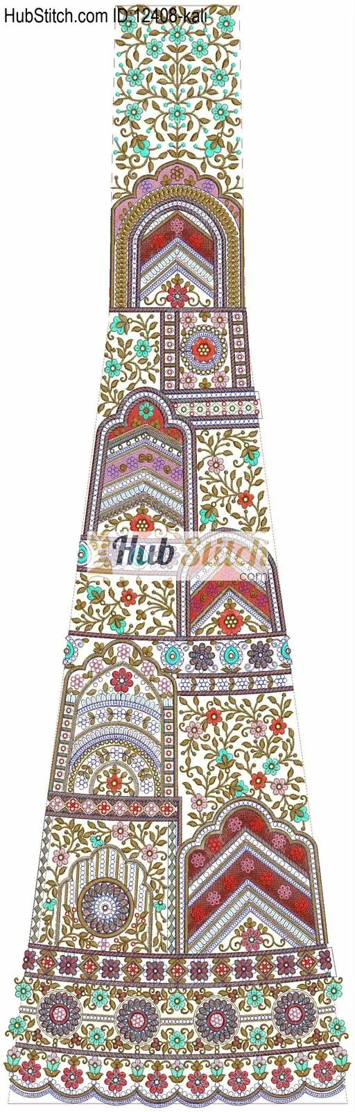 Lahenga Embroidery Design