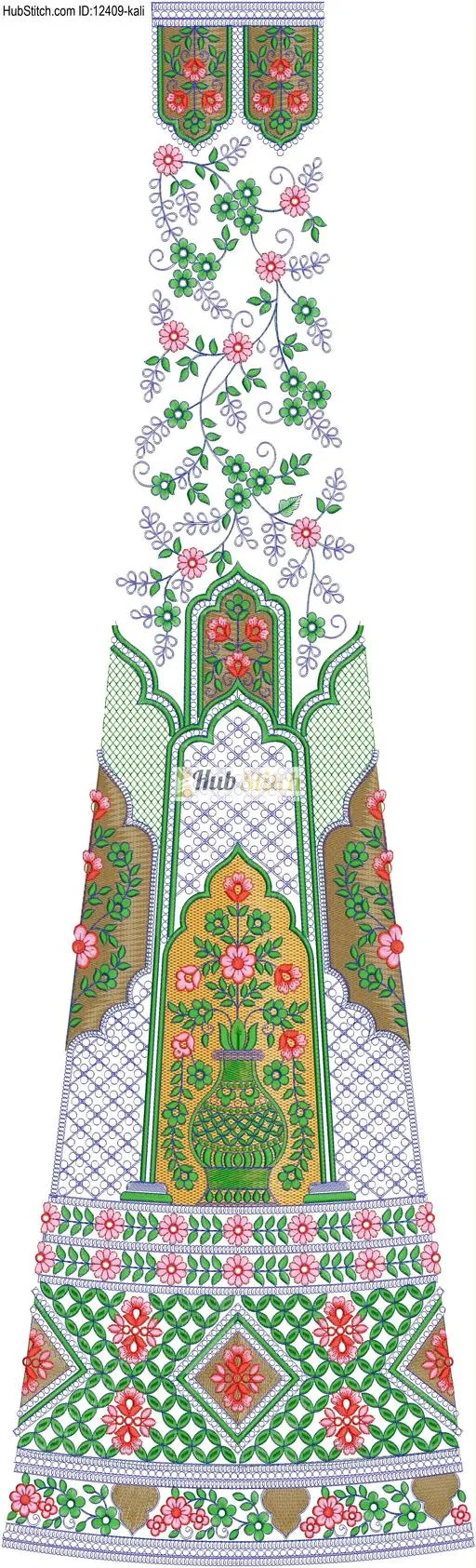 Lahenga Embroidery Design