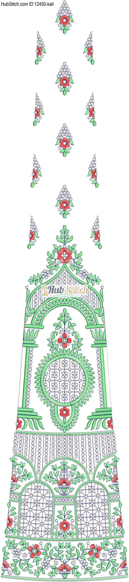 Lahenga Embroidery Design