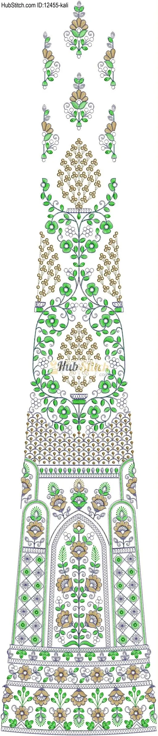 Lahenga Embroidery Design