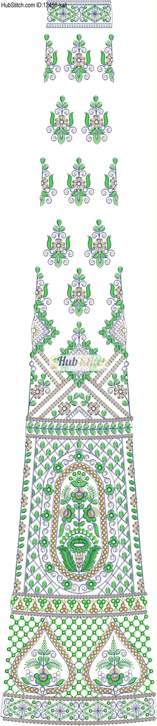 Lahenga Embroidery Design
